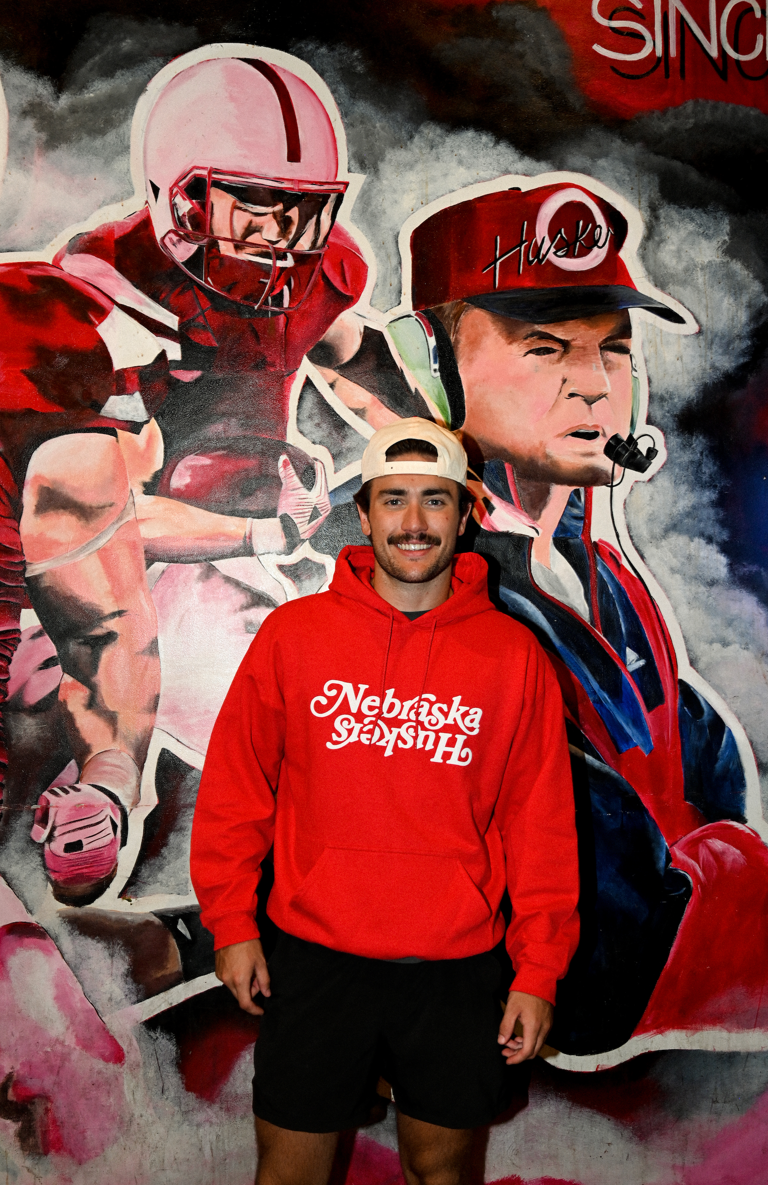 Nebraska Huskers Puff Hoodie - Red