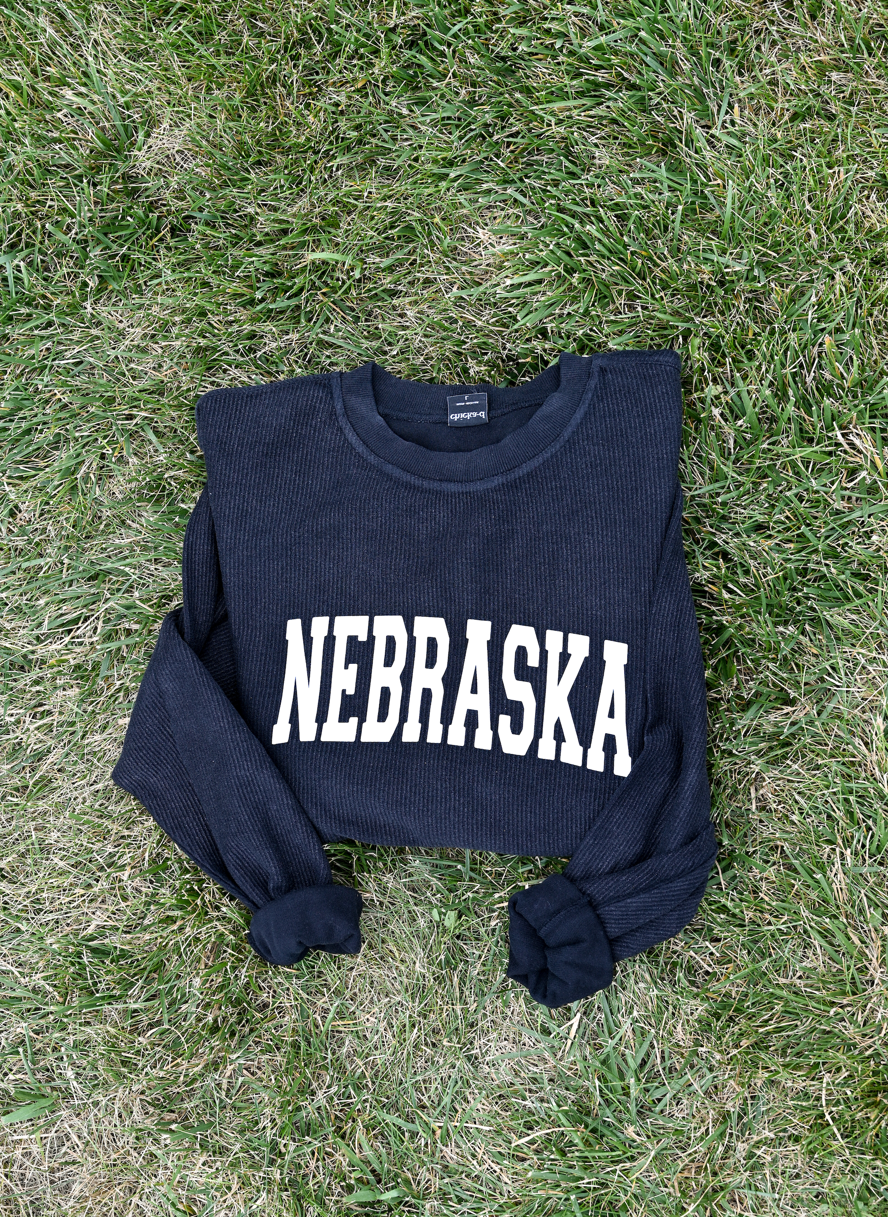 Nebraska Corded Crew - Black