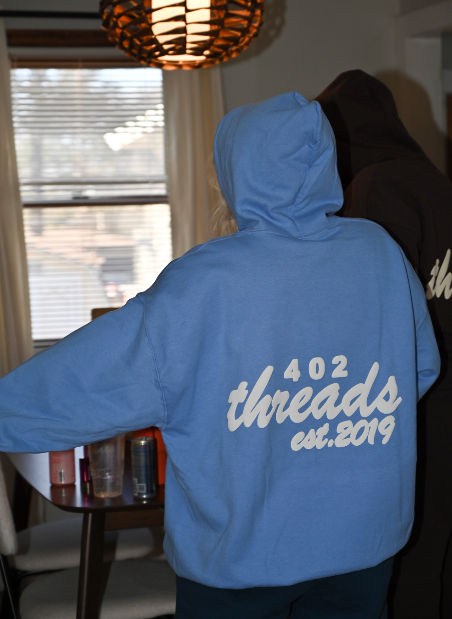 402threads Hoodie - Carolina Blue