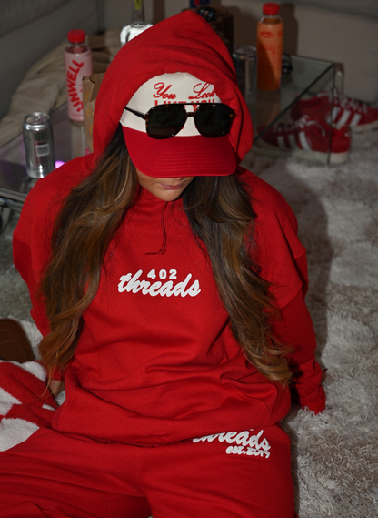 402threads Hoodie - Red