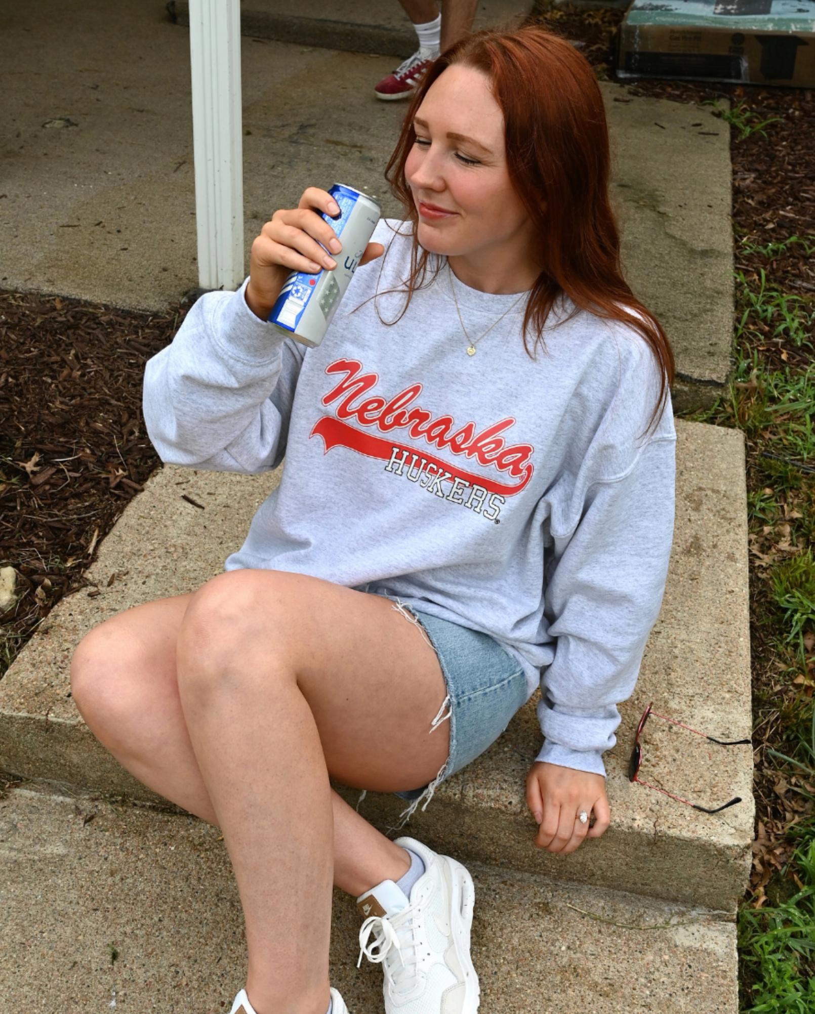 Nebraska Huskers Vintage Crew