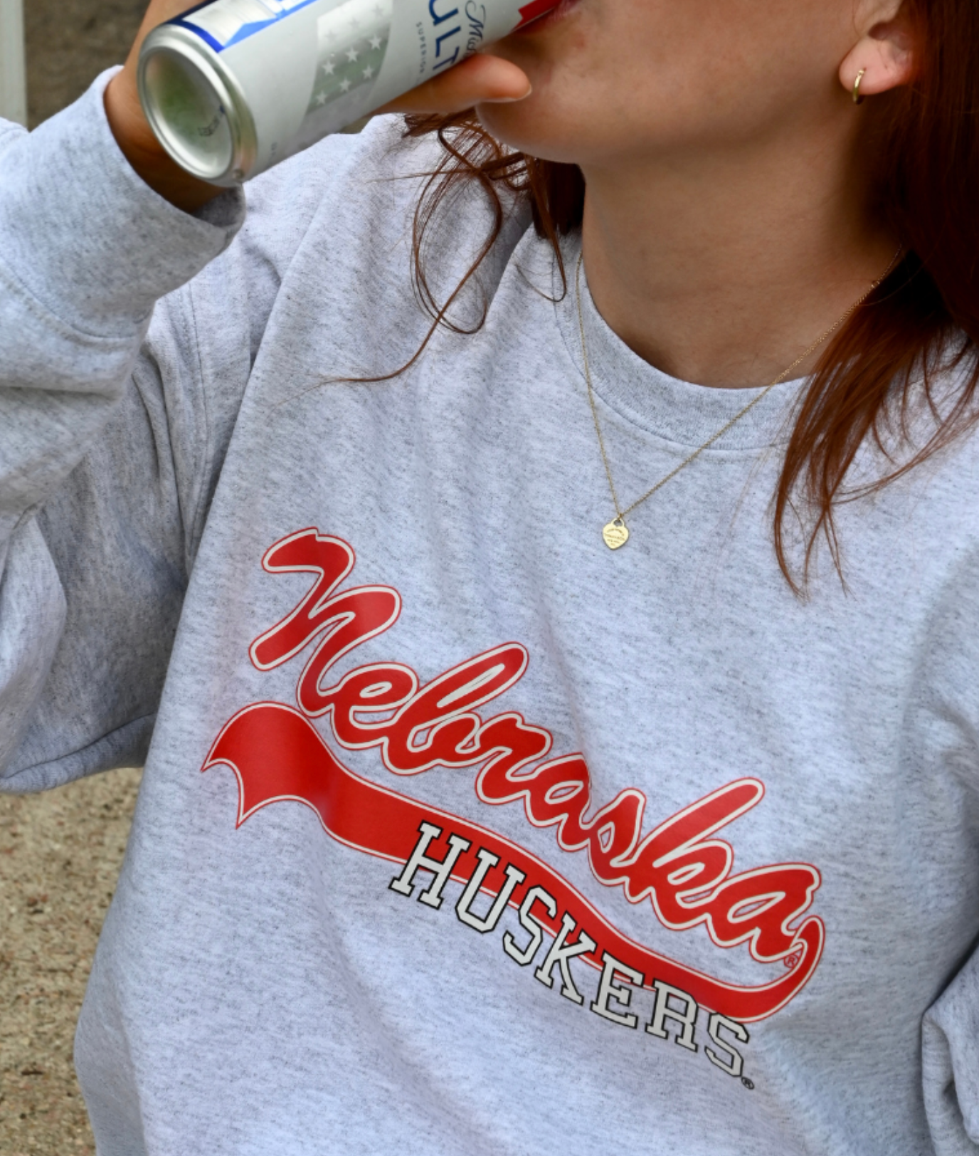 Nebraska Huskers Vintage Crew