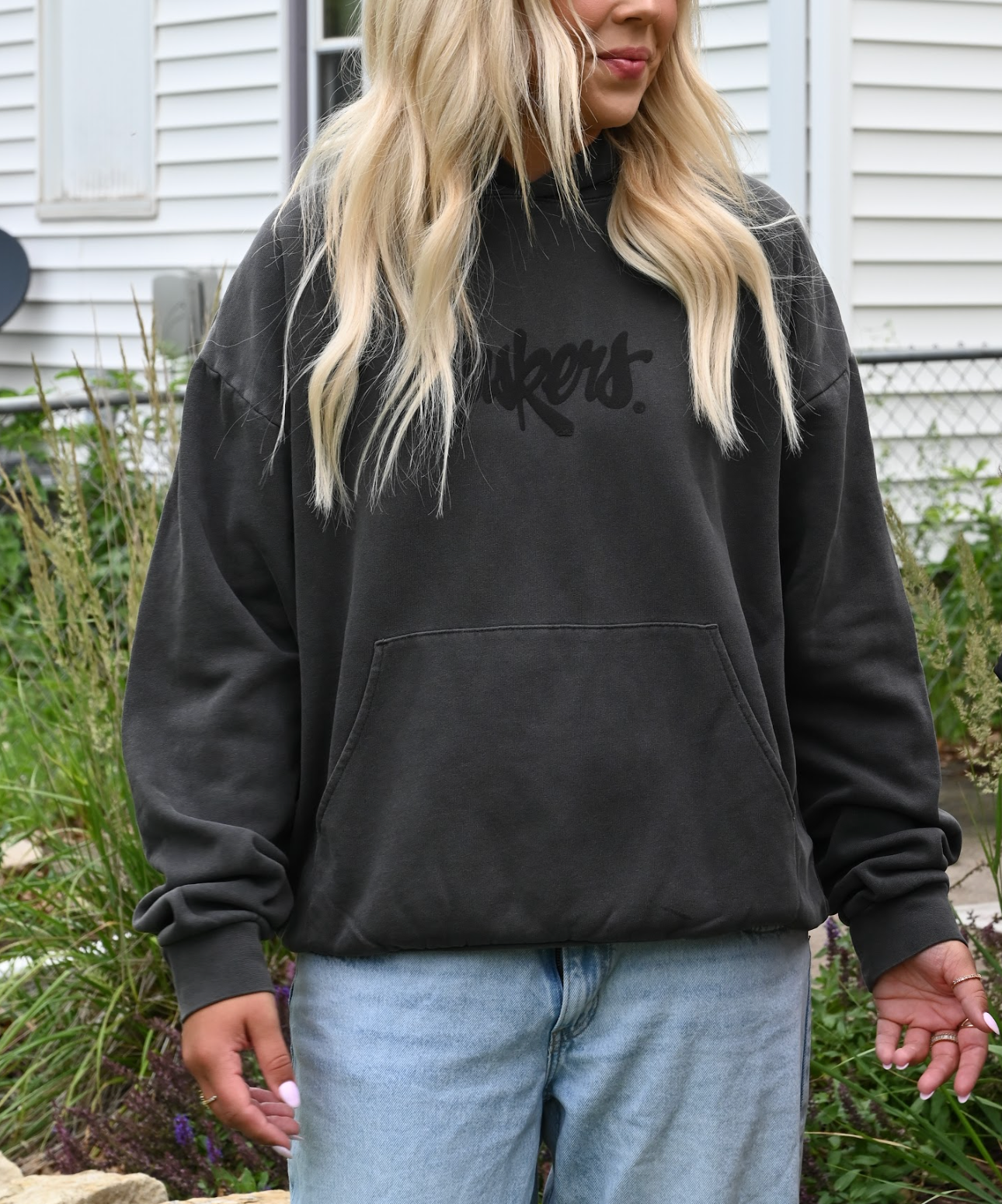 Huskers Monochrome Hoodie