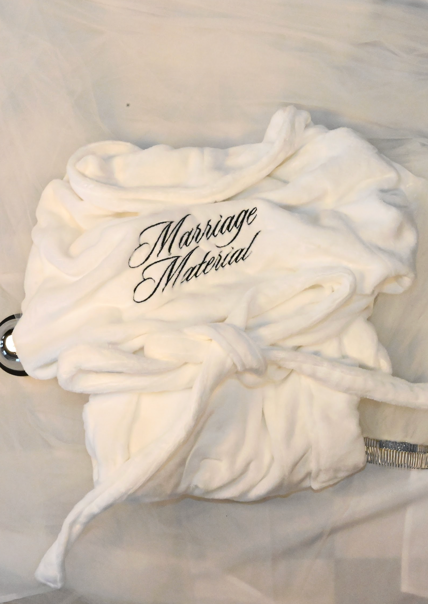 marriage material robe