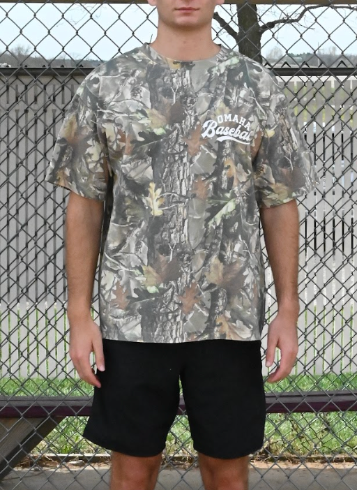 omaha baseball camo tee