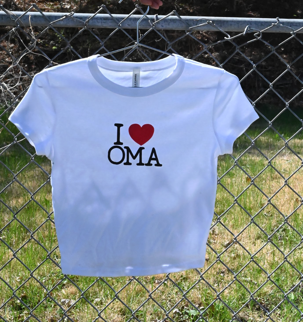 i <3 omaha baby tee