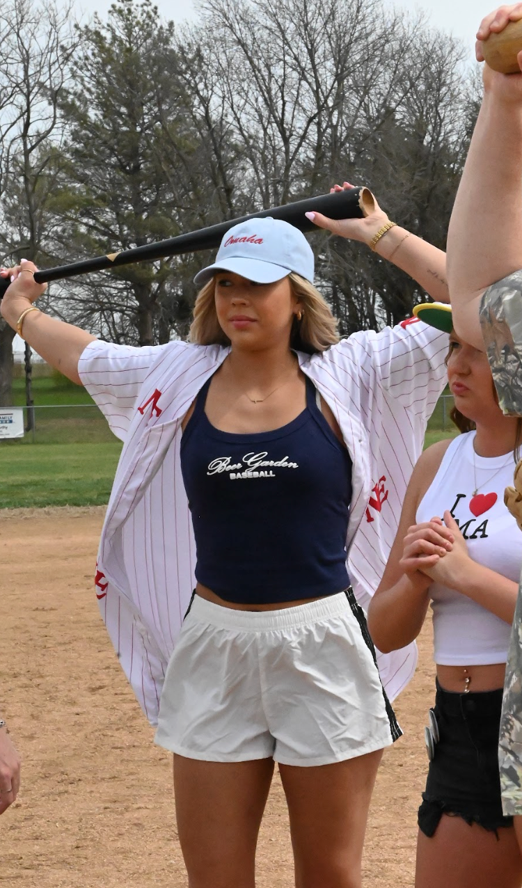 beer garden baseball tank