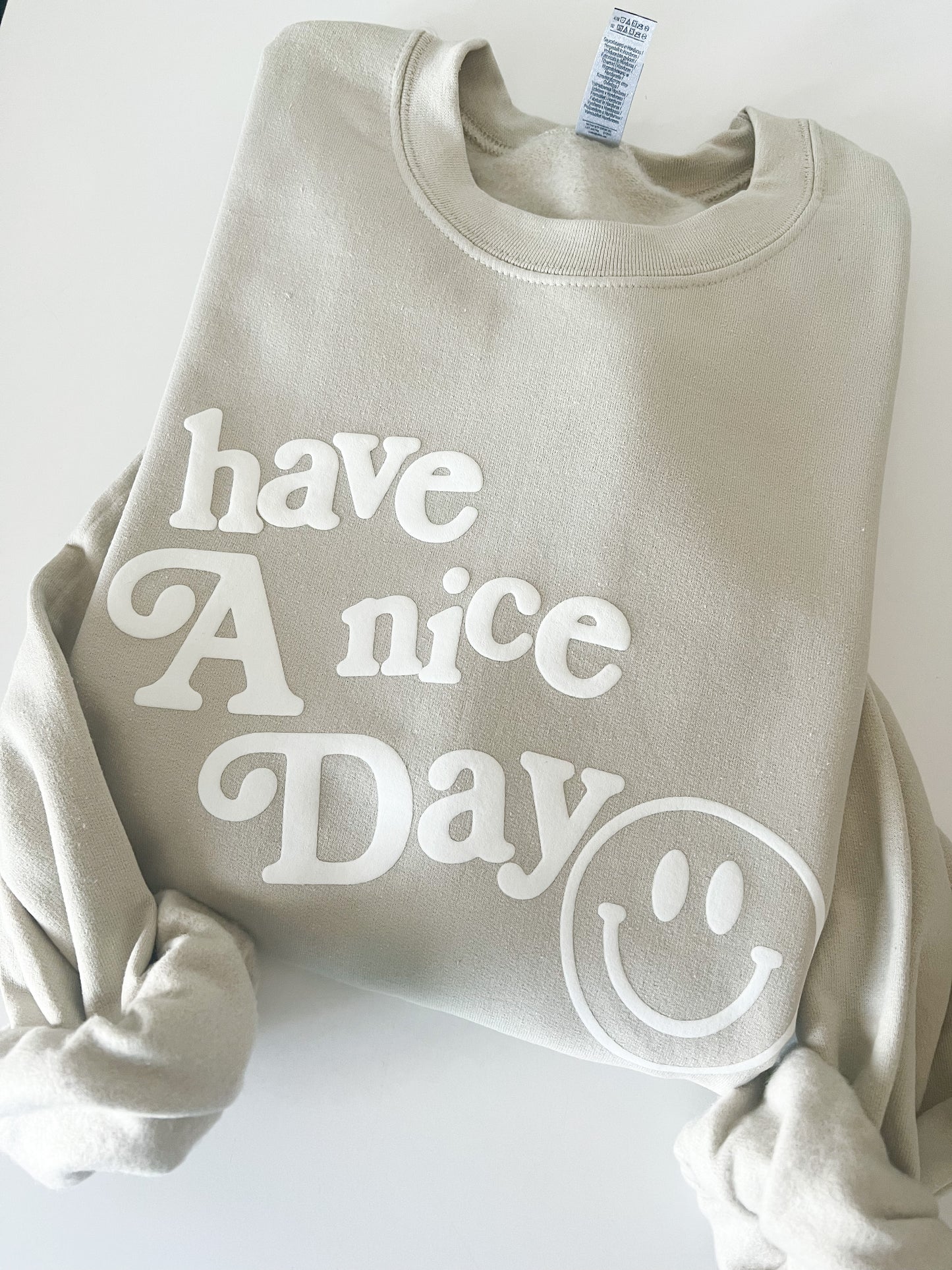 Have A Nice Day Puff Crew - Sand