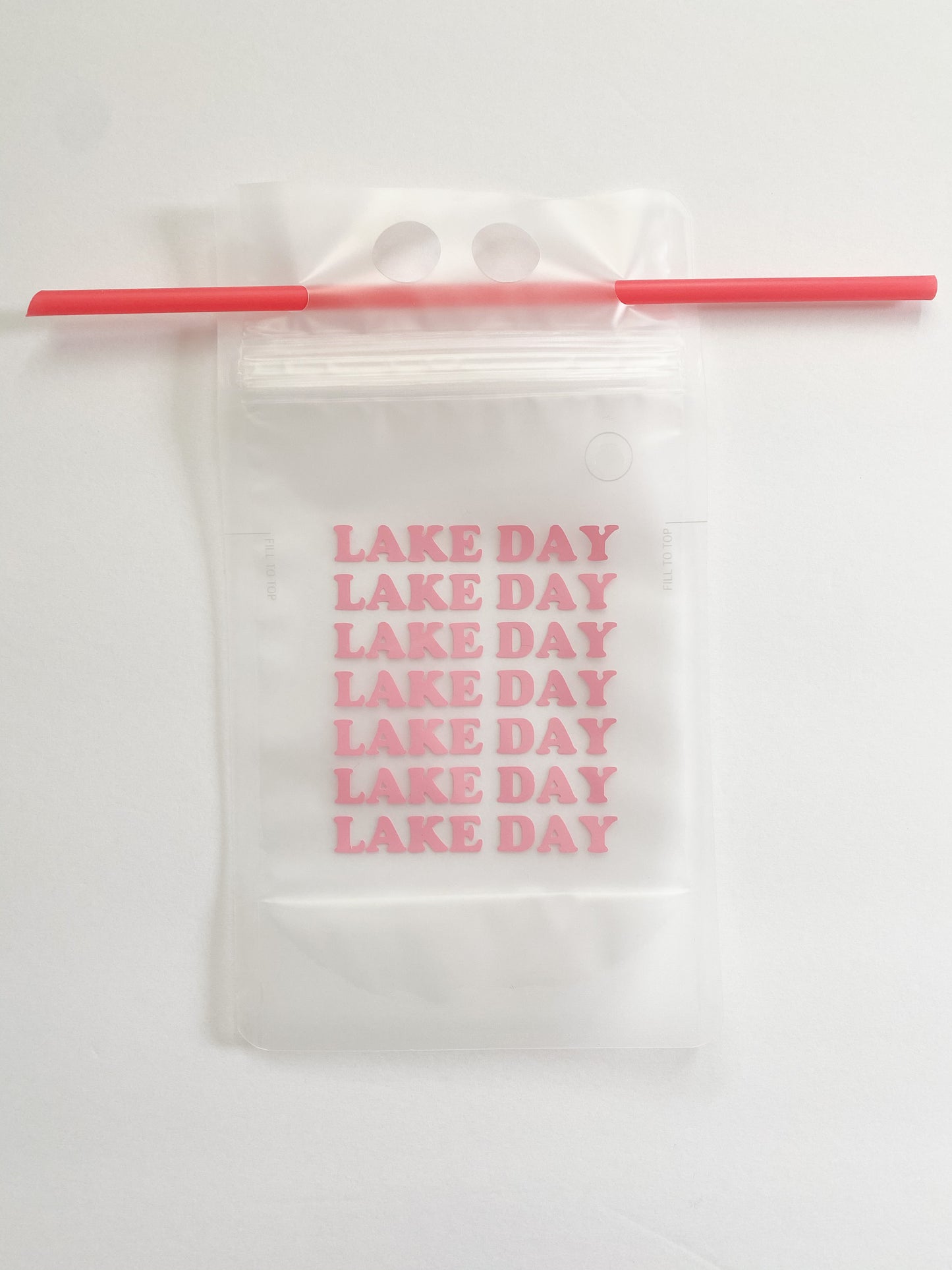 Lake Day Party Pouch - Pink