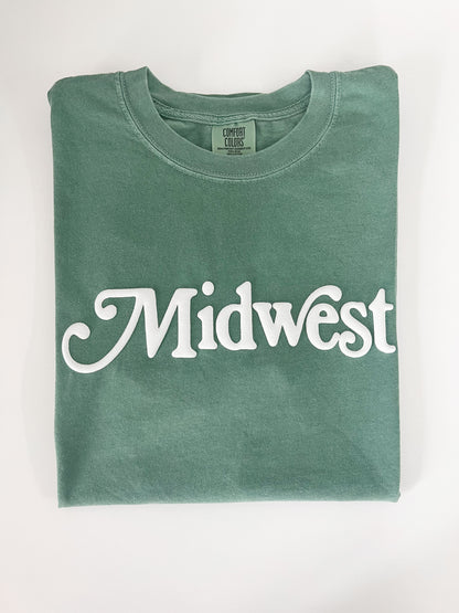 Midwest Puff Tee- Green