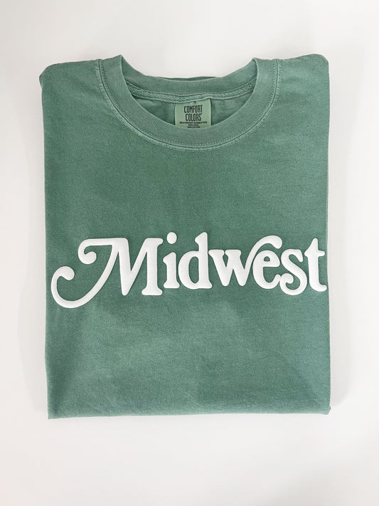 Midwest Puff Tee- Green