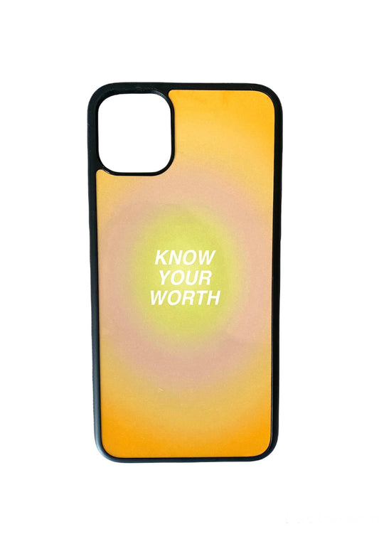 Know Your Worth iPhone Case
