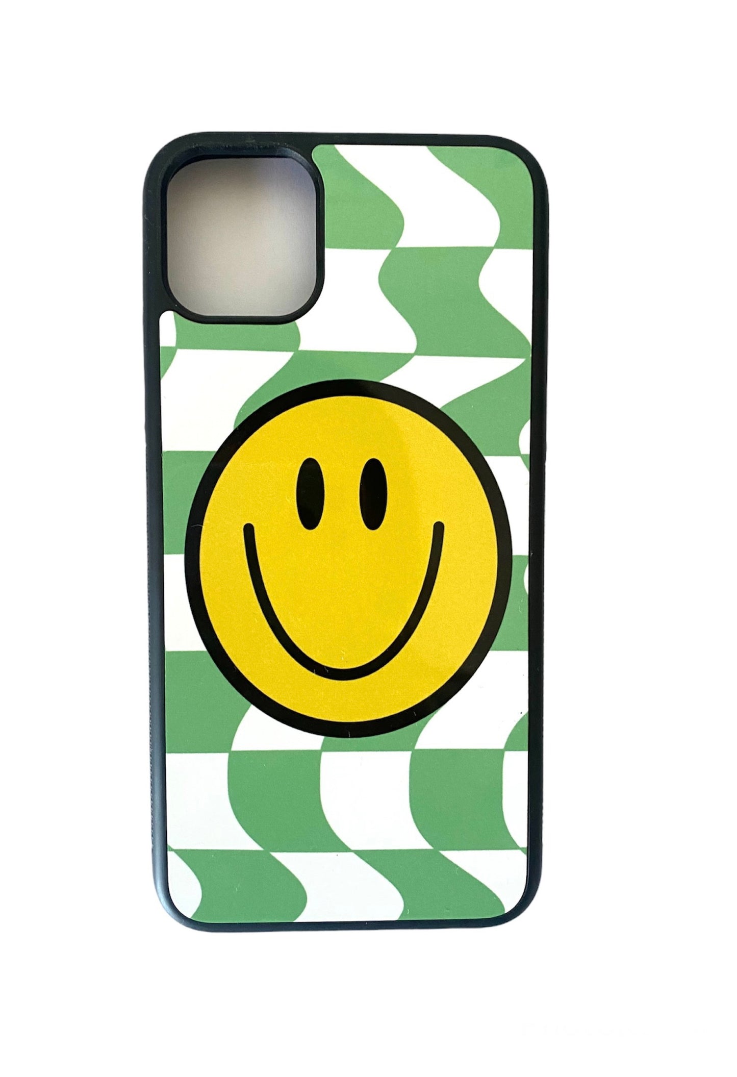 Checkered Smiley iPhone Case
