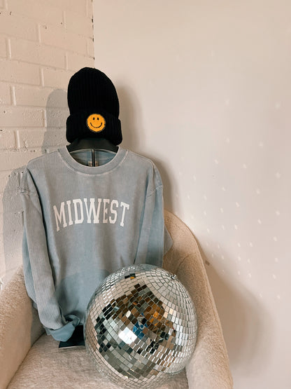 Midwest Corded Crew - Blue
